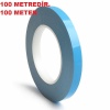 MAVİ TERMAL BANT 9MM 100METRE , BLUE THERMAL TAPE 9MM 100METER