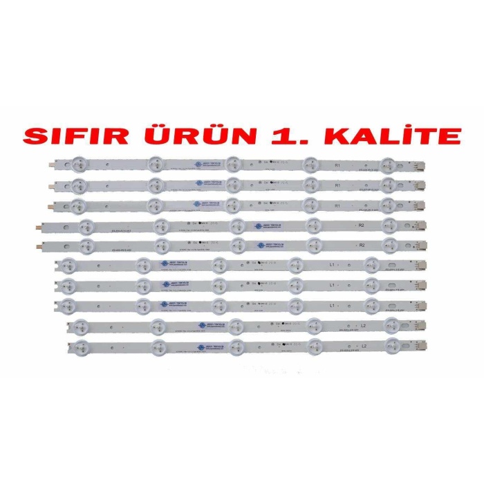 LG 42 ROW2.1, LG 42LA620S, 42LA613S, 42LN575S, 42LN577S, 42LN5400 SIFIR LED BAR TAKIM 10ADET 6916L-1412A, 6916L-1214A, 6916L-1385A, 6916L-1318A, 6916l-1338A, 6916L-1519A