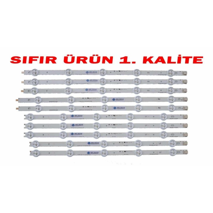 LG 42 ROW2.1, LG 42LA620S, 42LA613S, 42LN575S, 42LN577S, 42LN5400 SIFIR LED BAR TAKIM 10ADET 6916L-1412A, 6916L-1214A, 6916L-1385A, 6916L-1318A, 6916l-1338A, 6916L-1519A