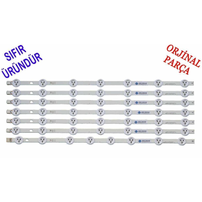 49DLED-A-TYPE VESTEL 49DLED-B-TYPE 6A – 1B VES490UNDL-2D-N01 , VES490UNDL-2D-N02 SIFIR Led Bar Takımı