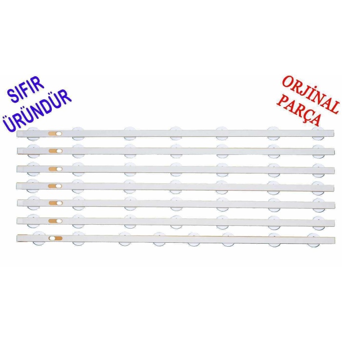 49DLED-A-TYPE VESTEL 49DLED-B-TYPE 6A – 1B VES490UNDL-2D-N01 , VES490UNDL-2D-N02 SIFIR Led Bar Takımı