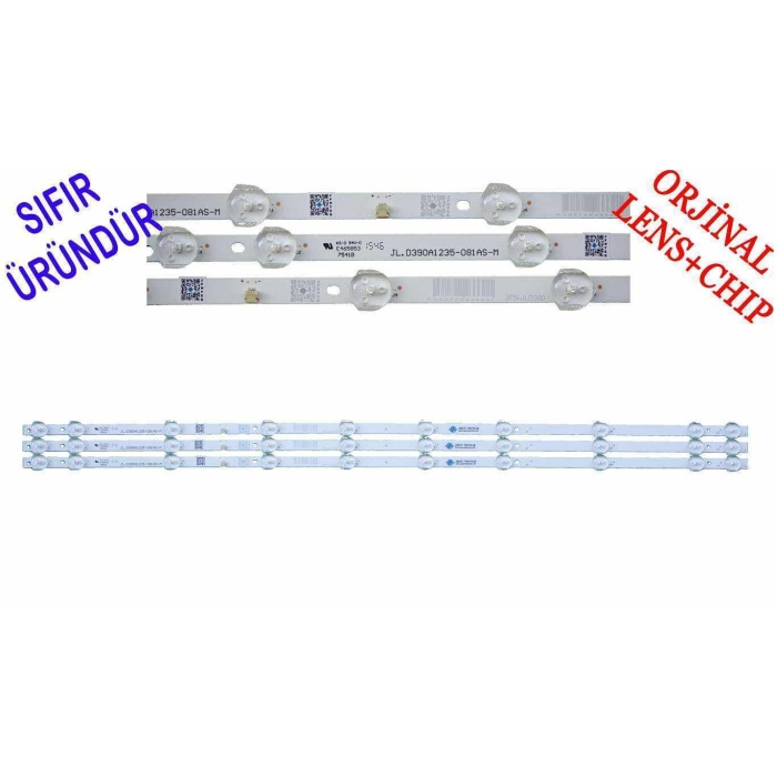 SUNNY SN039LD12AT071-S2 LED BAR , AXEN AXEN AX039LD12AT071-52, AX039LDV59-M, LED BAR,  JL.D390A1235-081BS-M , JL.D390A1235-081AS-M LED BAR PANEL LEDLERİ