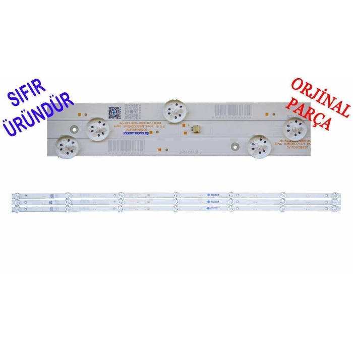 PROFİLO, 43PA315E LED BAR , AWOX, A204300S LED BAR , SKYLINE, 43LT5900, LED BAR, BACKLIGHT, TV06-43F3-3030-OD35-3X7-190428 261501008230 LED BAR