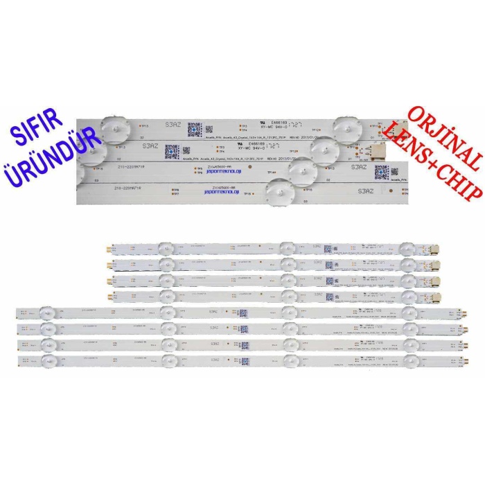 ARCELİK_43_CRYSTAL_1X3+1X4_L , ARCELİK_43_CRYSTAL_1X3+1X4_R , ZCT606 , ZXZ65600-AA LED BAR, 43CLE5845, 43VLE5830, 43CLE6845, A43L6760, A43L6760, B43L6760, ARCELIK, BEKO, GRUNDIG, B43L6760, A43L8840, B43L8840, A43L6760, 43CLX7820, 43VLX7810, 43VLE6830, A43L