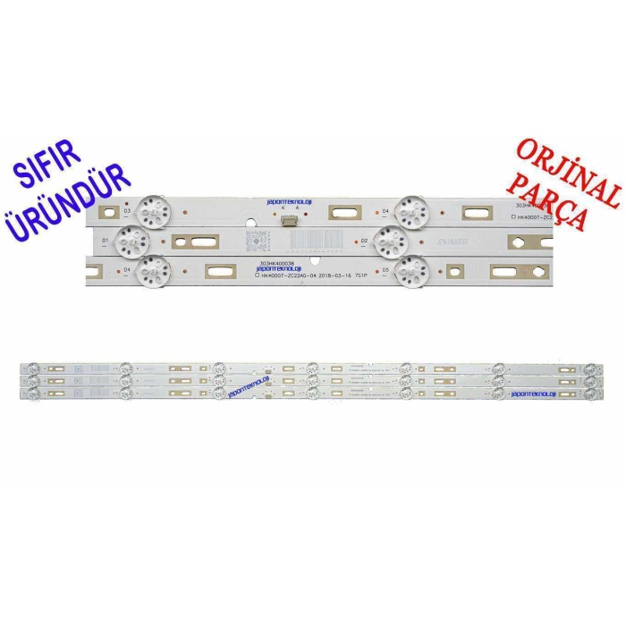 PROFILO, profilo, 40PA310E, LED BAR, BACKLIGHT, PEAQ, PTV 40F0-NTR, LED BAR, HK40D07-ZC22AG-04 LED BAR , 7LEDLİ