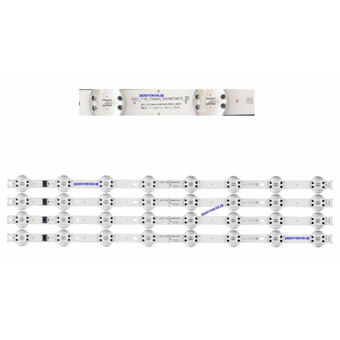 LG, 55UM7400PLB, 55UM7450PLA, 55UM751C0ZA, 55UN73006LA, 55UN81006LB, LED BAR,PANEL LEDLERİ, LGIT_Y19_55UM73/75, SSC_Y19_Trident_55UM73