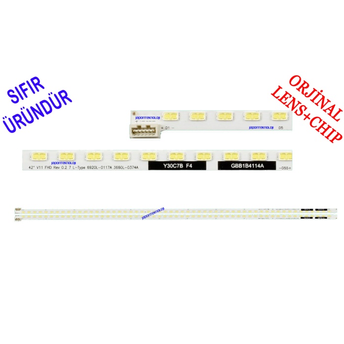 LG, 42LW570S, 42LW5500, 42LV375S, 42LV3550, PANEL LED BAR, 3660L-0374A, 6920L-0117B, 6920L-0117A, 42 V6 , 42 V11 FHD, BACKLIGHT