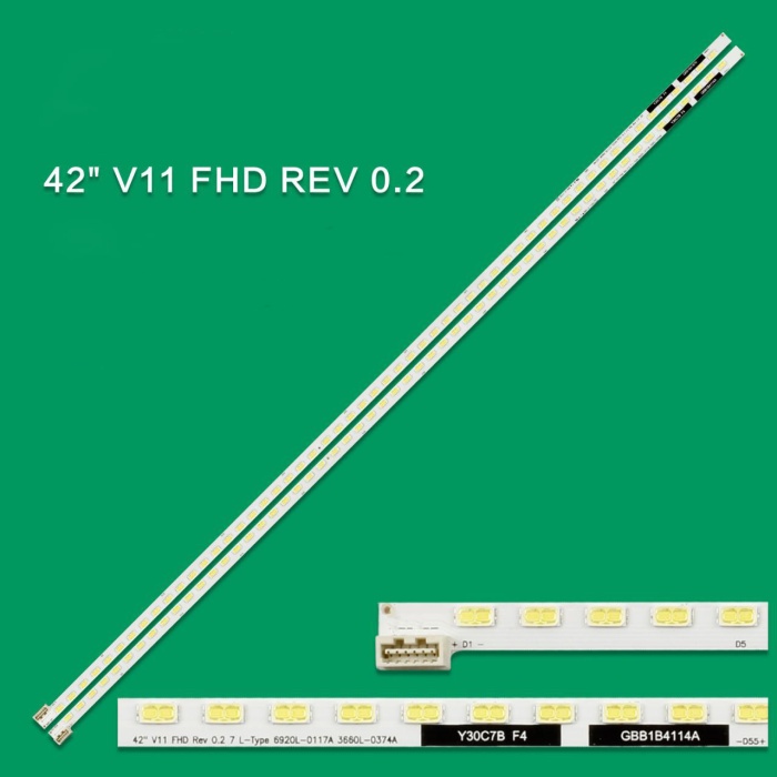 LG, 42LW570S, 42LW5500, 42LV375S, 42LV3550, PANEL LED BAR, 3660L-0374A, 6920L-0117B, 6920L-0117A, 42 V6 , 42 V11 FHD, BACKLIGHT