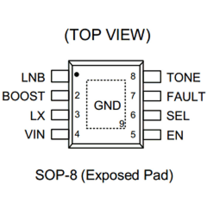 RT5047A, RT5047B, RT 5047, RT5047GSP, RT5047BFGSP, RT5047AGSP, LNB Voltage Regulator IC 1 Output 8-SOP