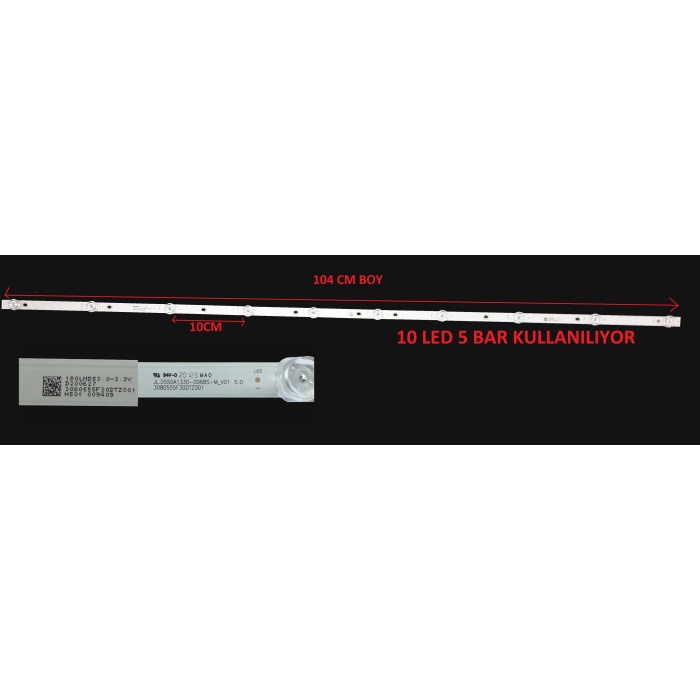 JL.D550A1330-006BS-M_V01 LED BAR BACKLIGHT, SKYTECH ST-5540 , ST-5540USC , LED BAR BACKLIGHT, PANEL LEDLERİ