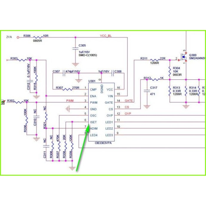 OB3363 , OB3363QP , 17IPS72 LED DRIVER ENTEGRE , IC , IC LED DRIVER OB3363 4CH SOP16 ROHS