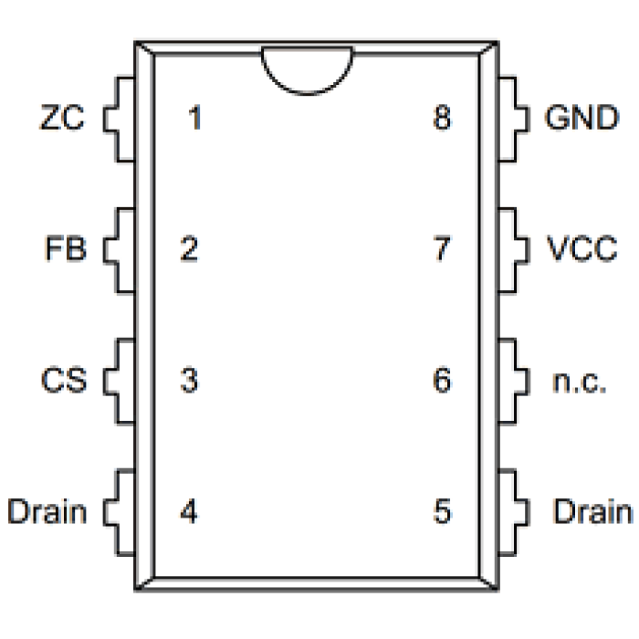 ICE2QR0665, 2QR0665, DIP-8 Entegre, 650V CoolMOS IC