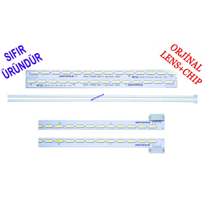 VESTEL, 65UD9400, 65UA8900, 65FA8500, 65FA7500, 65PF7575, 65FA7550, LED BAR, VESTEL 65inch 7020PKG 84EA, 17ELB65 BACKLIGHT