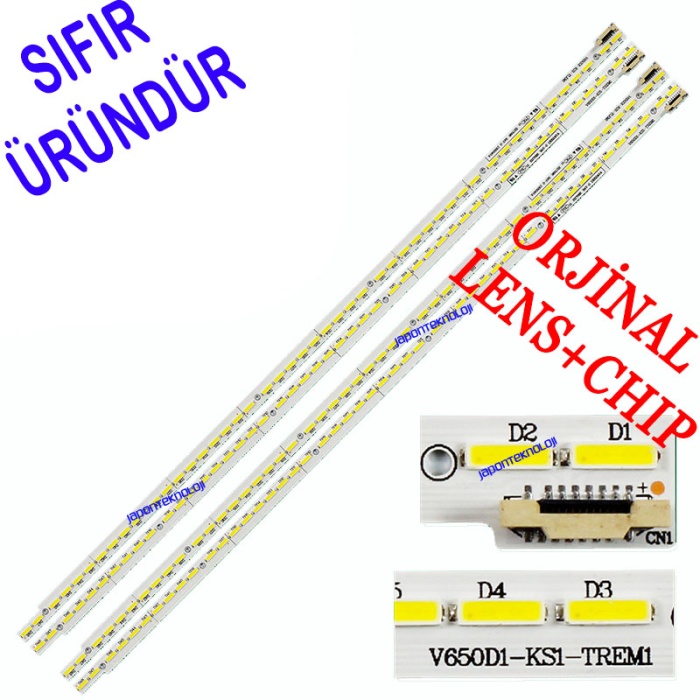 SUNNY SN065LD690-FDTVS LED BAR , Philips 65PUK7120/12 LED BAR , V650D1-KS2-TLEM1, V650D1-KS2-TREM1, V650D1-KS2-TLEM1-TRM1, LED Strips, LED Light Strip, INNOLUX, V650HP1-LS6, V650HP1-LS6 LED BAR