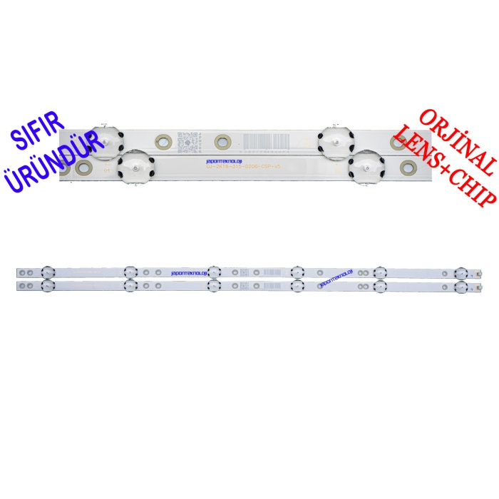 PHILIPS 32PFS5803, 32PFS5823, Led bar, GJ-2K18-315-D206-CSP-V5, 01U33-D, TPT315B5-FHBN0.K