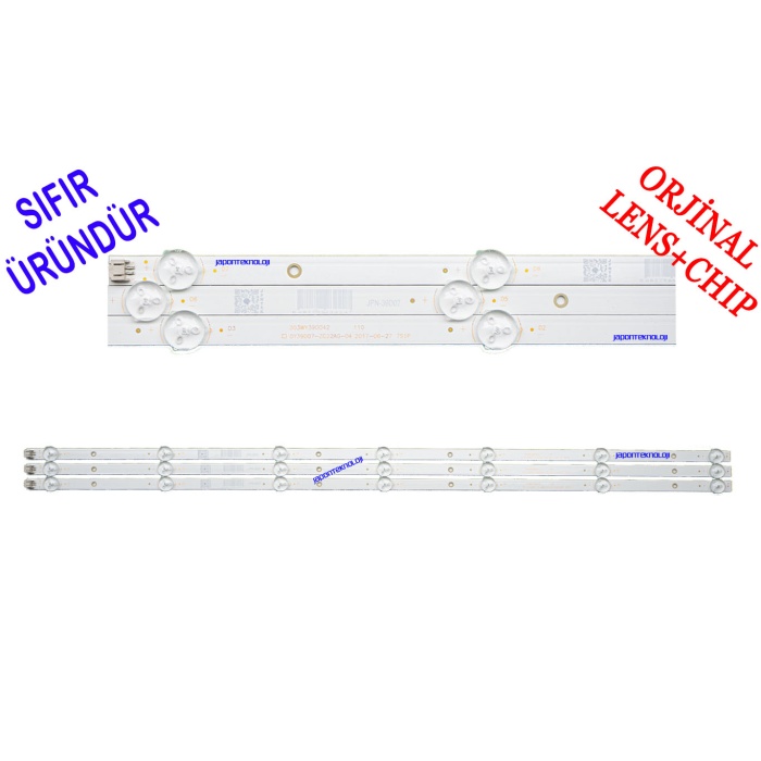 AWOX B213900 WEBOS, B213900 LED BAR BACKLIGHT, PANEL LEDLERİ, OY39D07-ZC22AG-04 303WY390042