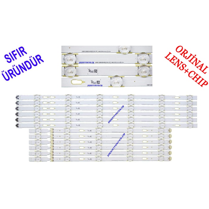 SAMSUNG, UE55J6370, UE55J6370SU LED BAR, PANEL LEDLERİ, V5DF-550DCA-R2, V5DF-550DCB-R2, BN96-34787A, BN96-34788A LED BAR BACKLIGHT, CY-WJ055CGLV1H