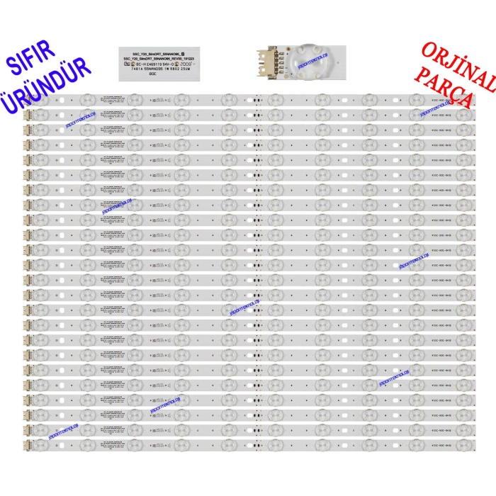 LG, 55NANO956NA, LED BAR, BACKLIGHT, SSC-BOE-8K SSC_Y20_Slim DRT_55NANO95_REV00_200320, PANEL LEDLERİ