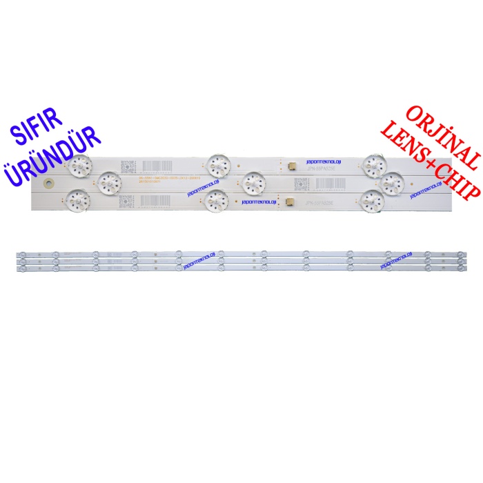 PROFİLO, 55PA525E, 55PA525, LED BAR, BACKLIGHT, 06-55N1-SMC3030-0D35-3X12-200810, BACKLIGHT, PANEL LEDLERİ, HK550WLEDM-EH02H, ST5461D13-3, HKC