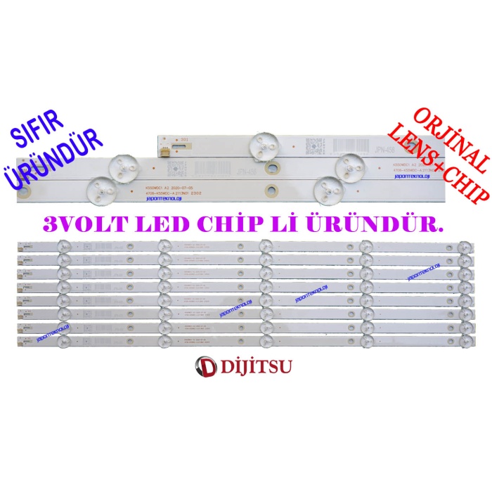 DIJITSU, 55DS7700 LED BAR, PANEL LEDLERİ, 55DS7700 BACKLIGHT, K550WDC1 A2, K550WDC1 A1,