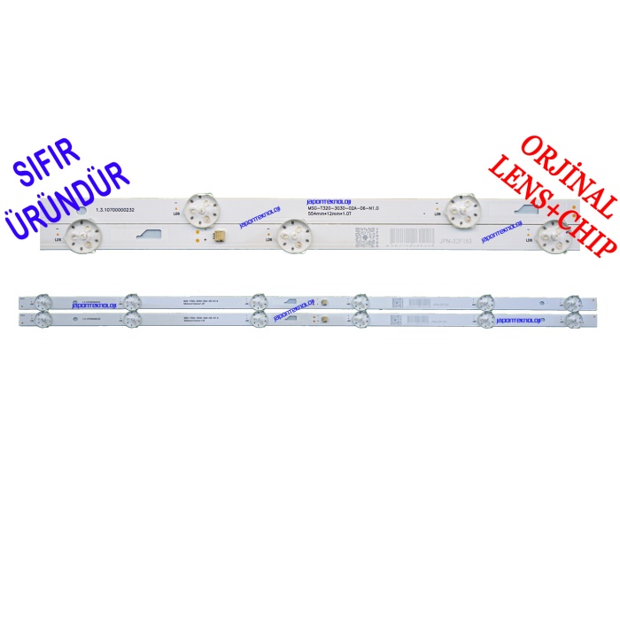 ONVO, OV32F153 LED BAR, BACKLIGHT, NORDMENDE, NM32F151, LED, BAR, MSG-T320-3030-02A-06-N1.0, JL.D32061330-004AS-M,  JL.D32061330-057GS-M