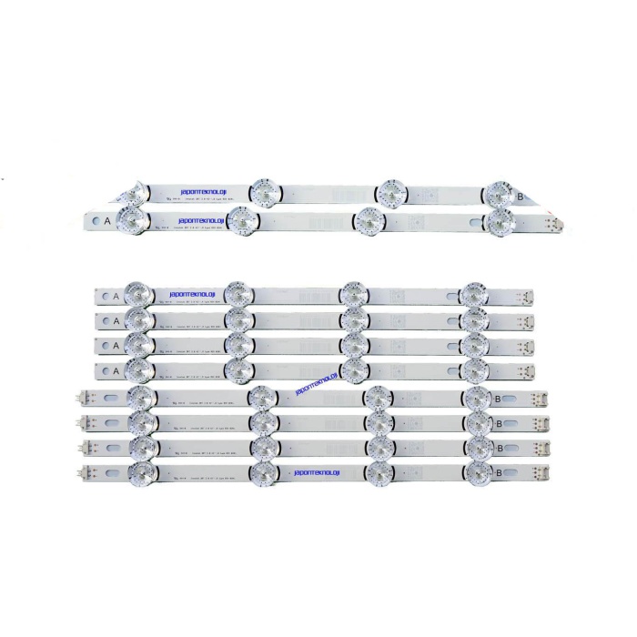 LG INNOTEK DRT 3.0 42, 42LB SERİSİ 42LB652V , 42LB620V, 42LF580N, 42LB582V, 42LB580N LED BAR TAKIMI 8ADET ORIGINAL LENS
