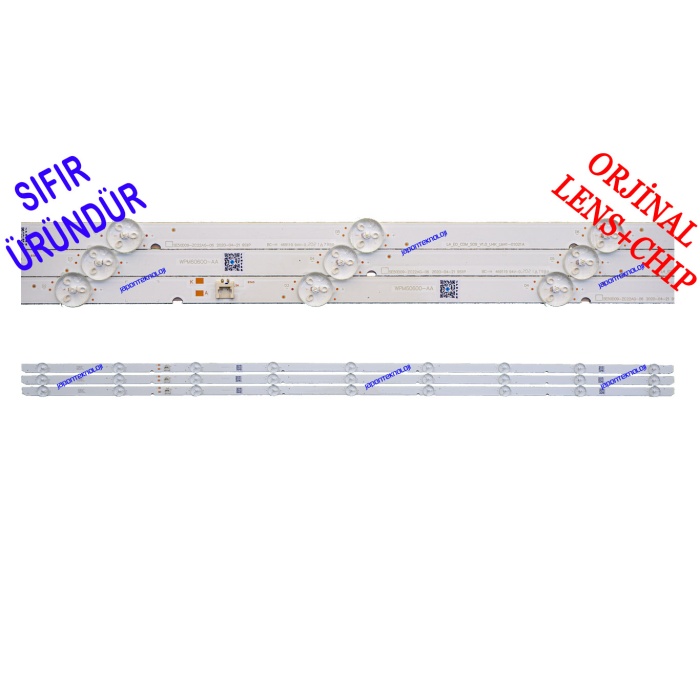 ARÇELİK, A50A800B, A50MU4025AW, BEKO, B50A800B, B50MU4025AW, GRUNDIG, 50GEU7800B, 50VLX21LDL, ALTUS, AL50L8990, AL50C865, AL50C870,  AL50UHD7523, SE50D09-ZC22AG-06, LED BAR, BACKLIGHT, PANEL LEDLERİ, WPM60600-AA