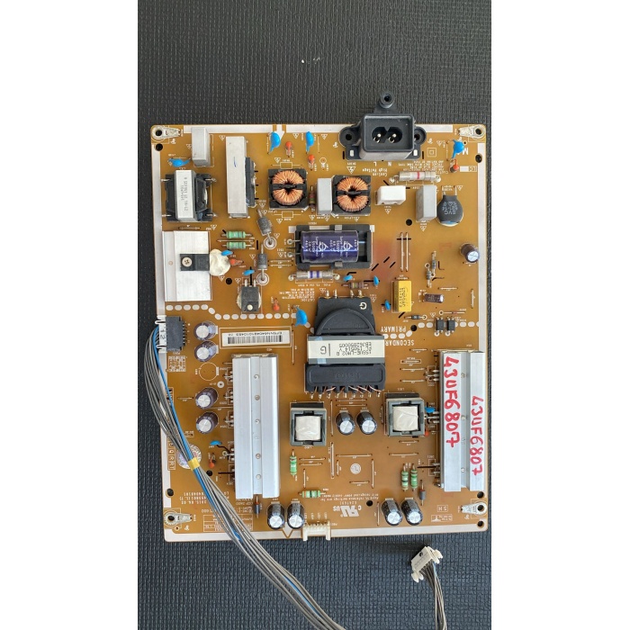 EAX66453801 (1.7), EAY64049101, LGP43E-15UL2, LG Power Board, Be