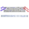 AWOX B 205000S LED BAR,  B205000S BACKLIGHT, XMNJ50D09-ZC26AG-02 , 303XM500032 , LED BAR, LK500PF2A01