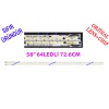 PHILIPS, 58PUK6809/12, 58PUK6809, LED BAR, TOSHIBA 58L8400 LED BAR, PANASONIC, TX-58AS800E, TX-58AX802, LED BAR,  V580D1-LS1-TREM7, V580D1-LS1-TLEM7, V580DK1-LS1, 64 LED