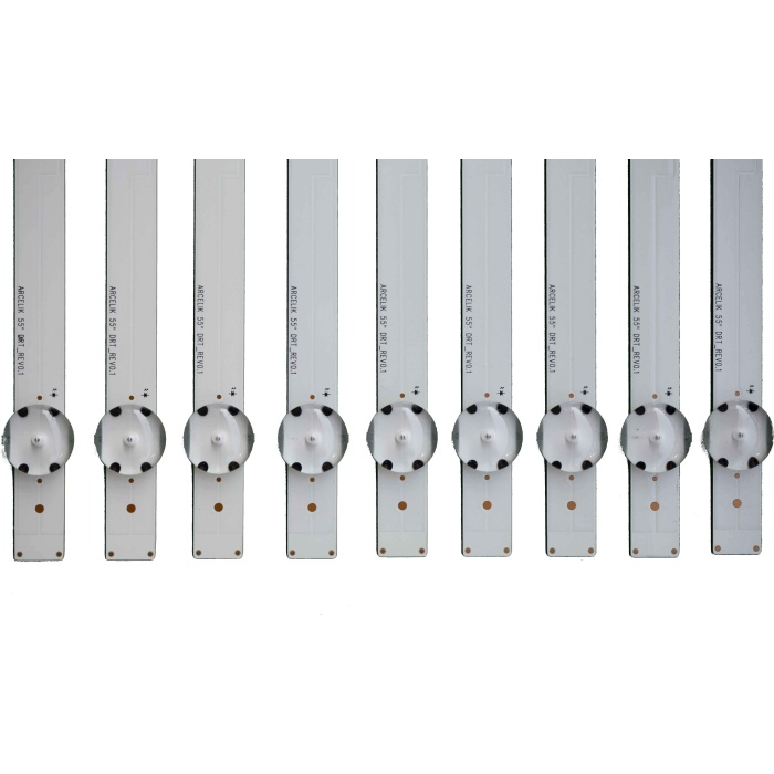 Arçelik A55L 8752 5S, 55L8752,  LED BAR, BEKO B55L 8752 5S LED BAR, Arcelik 55 DRT_REV0.1 - ZVB65600-AA , ARCELIK 55 DRT_REV0.1 LED BAR TAKIMI
