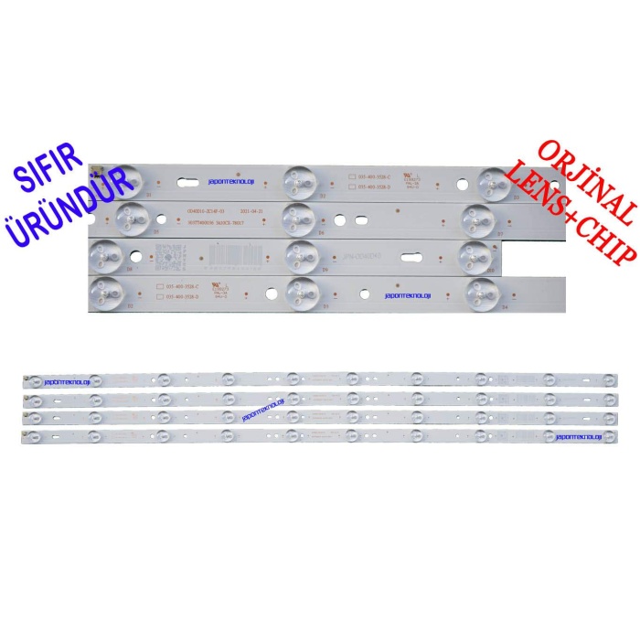 PREMİER PR 40B70, PR40B70 LED BAR, PANEL LEDLERİ, 0D40D10-ZC14F-02, 03 035-400-3528-D, JTC DVB-PS1400CHCAS, LED BAR