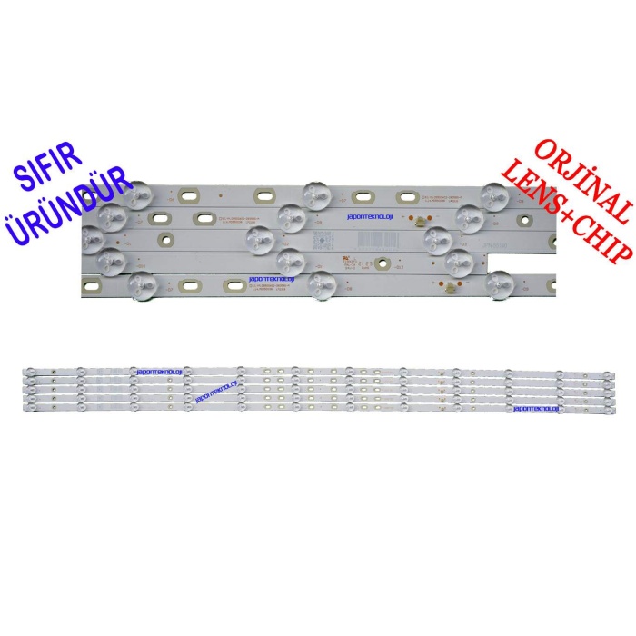 AWOX, AWX55140, LED BAR, ORA, 55IH55ST, LED BAR, TELEFOX, 55TFH5500, LED BAR, SJ.YM.D5500602-2835BS-M, BACKLIGHT, TAKIM ÜRÜN, SET 5ADET,