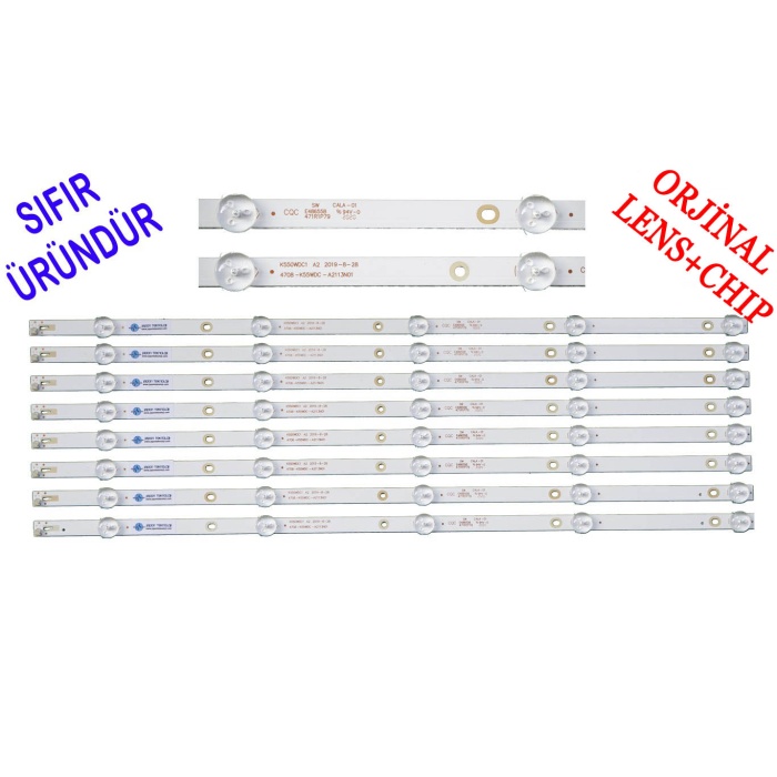 DIJITSU 55DS7700 LED BAR, PANEL LEDLERİ, 55DS7700 BACKLIGHT, K550WDC1 A2, K550WDC1 A1,