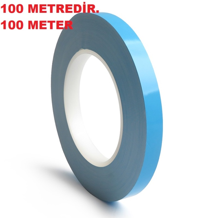 MAVİ TERMAL BANT 13MM 100METRE , BLUE THERMAL TAPE 13MM 100METER