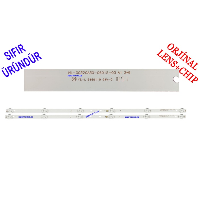 SKYTECH SLT-3230B LED BAR , HL-00320A30-0601S-07 A1, 56.9 CM, 6 LEDLİ , NAVITECH LDS-3266HD, REDLINE PS32 , LED BAR