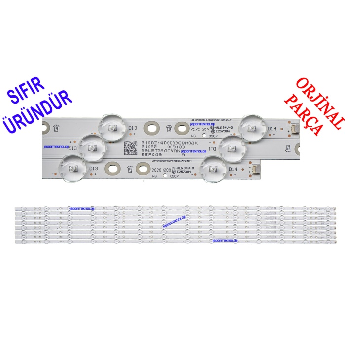 PHILIPS 55PUS8204/12, 55PUS8804/12 LED BAR BACKLIGHT , LB-GM3030-GJPHP558X14PC49-T, 55PUS8804,  GJ-2K19-PHP-550-D814-V5-R GJ-2K19-PHP-550-D814-V5-L