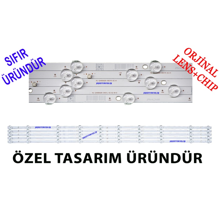 AXEN, AX048LDV59-FM, LED BAR, PANEL LEDLERİ, HL-2A480A28-0401L-02 A1, HL-2A480A28-0601R-02 A1, 8D2A-480A-280600, 8D2A-480A-280400, LSC480HN10 ,