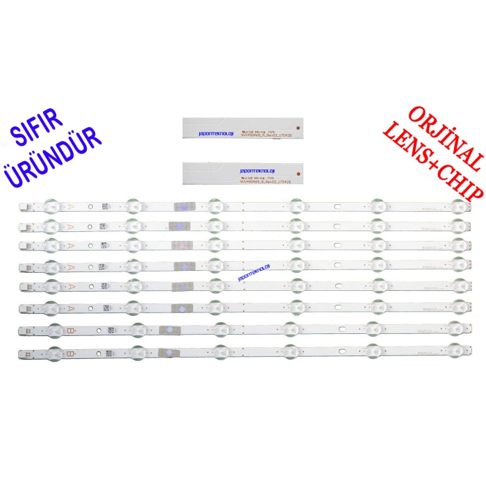 VESTEL, 49UD8400, 49UD8450, 49UD8460,49UD8470, 49UD8500, 49F9401, LED BAR, PROFİLO, 49PA705T, TOSHIBA: 49V5863DAT, 49V6863DAT TELEFUNKEN, 49TU70204K, REGAL, 49R7020U HITACHI: 49HT2600FD LED BAR, PROFİLO, 49PA705T, LED BAR, SVV490A69_A_REV02, SVV490A69_B_RE