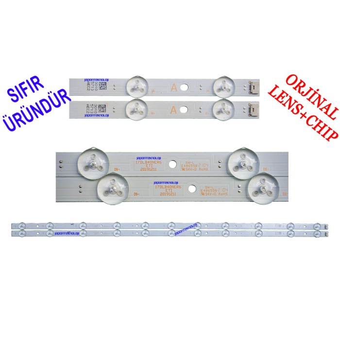 VESTEL 40U9400, 40F9510, 40F8500,  LED BAR,  REGAL 40R654FC LED BAR, 17DLB40NER6, 30105713 BACKLIGHT