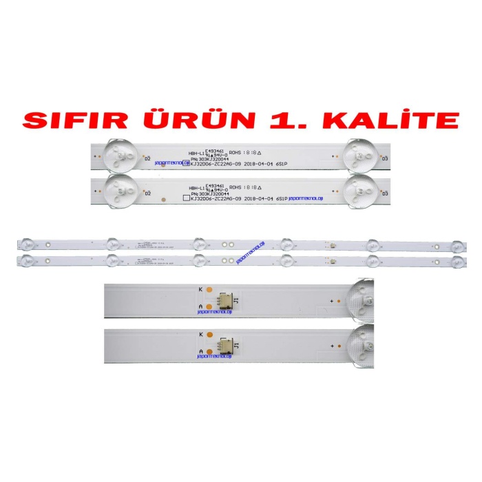 AWOX U3200STR LED BAR, TELEFOX 32TD3200 LED BAR, KJ32D06-ZC22AG-09, 303KJ320044, LED BAR TAKIM