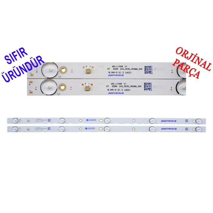 DIGIPOL, 32DP1A, LED BAR, MS-L1598 V1, 32DN 2 *, 5_3030_300MA_30V, 6V/LED, 8D32-DNWR-A3205A