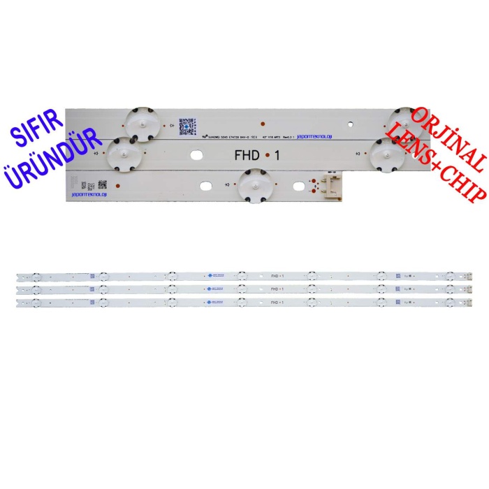 LG, 43LH590V, LG-Led Bar, PANEL LEDLERİ, LG 6916L-2743A, 6916L-2743B, 43 V16.5 ART3 2743 REV0.1 1, LC430DEU(FJ)(A1)