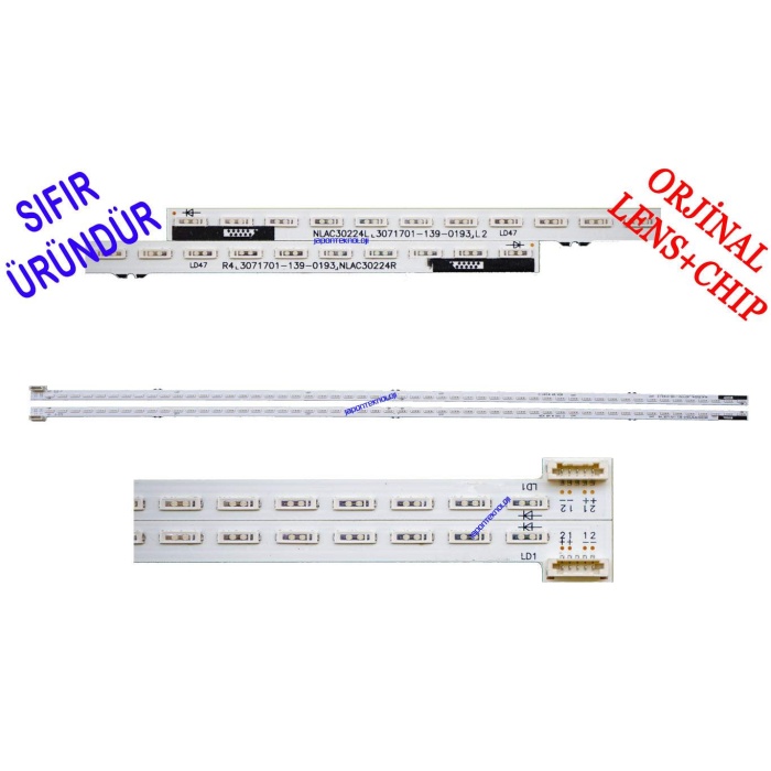 Sony KDL-47W805A, Panel Ledleri, Led Bar, 6922L-0063A, NLAC30224R, NLAC30224L, LC470EUF (FF)(P2)