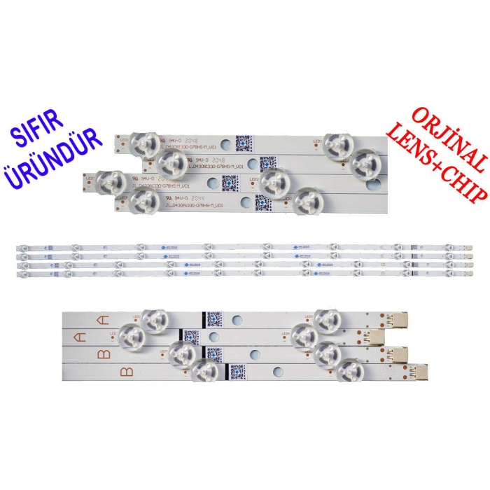 VESTEL 43UD8400 LED BAR, JL.D43081330-078HS-M_V01, JL.D43081330-078HS-M_V01 LED BAR , SVV430A52_A_REV01_170607, SVV430A52_B_REV01_170607 LED BAR