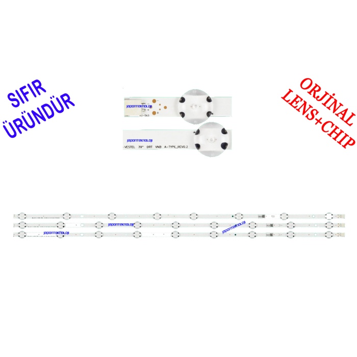 VESTEL 39 DRT VNB A-TYPE_REV0.2 , VESTEL 39 DRT VNB B-TYPE_REV0.2 , 39FD7100 LED BAR, 30094576 , 30094577 , VES390UNDA-2D-N11, VES390UNDA-2D-N12, LED BAR , 23372909