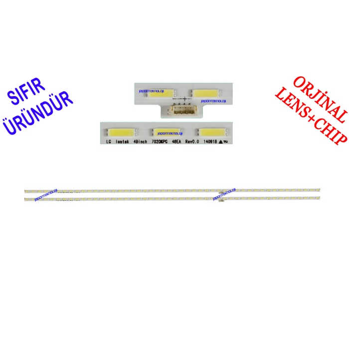 SONY, KD-49X8305C, LED BAR, PANEL LEDLERİ, 75.P3B21G001, KD-49X8300C XBR-49X830C 75.P3B21G001 LG Innotek 49 inç 7020PKG 48EA Rev0.0