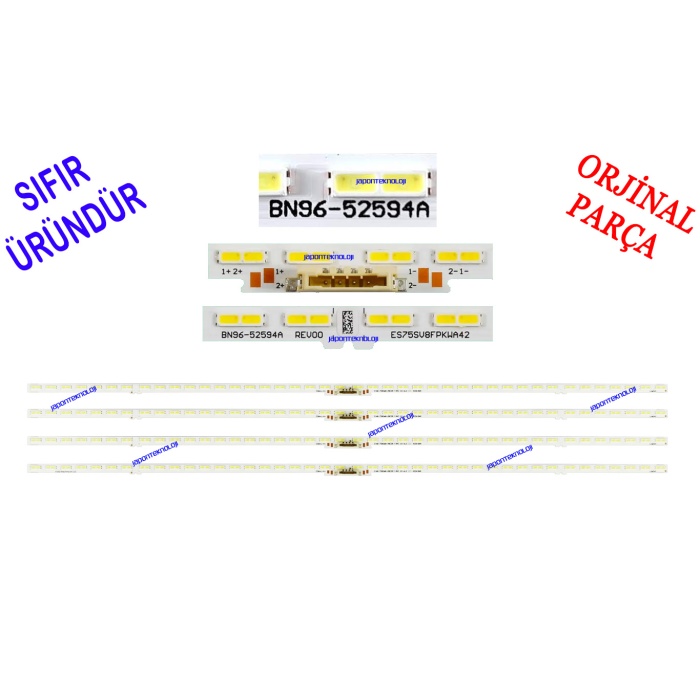 SAMSUNG, UE75BU8000U, UE75BU8500U, UE75CU8000U, UE75CU8500U, HG75AU800EE, HG75AU800EU, LED BAR, BACKLIGHT, LM41-01046A/C, S1A8-750SM0-R0, BACKLIGHT, BN96-52594A