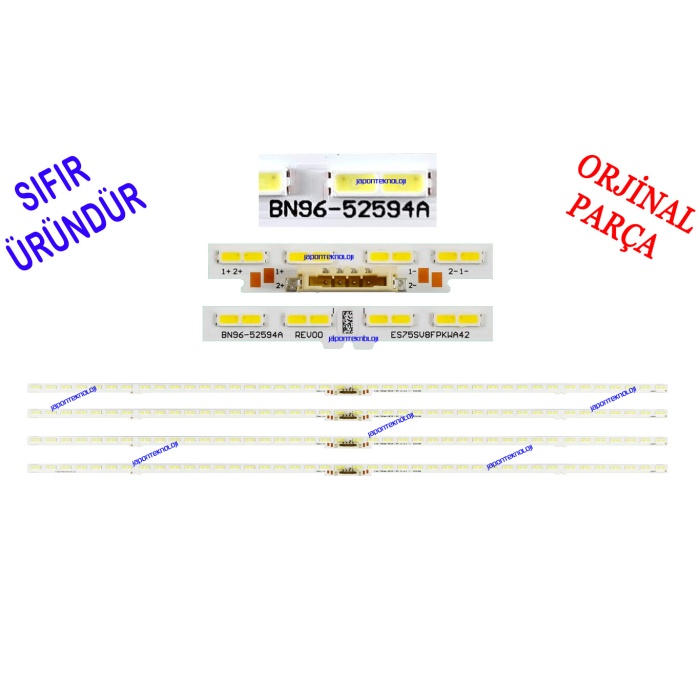 SAMSUNG, UE75BU8000U, UE75BU8500U, UE75CU8000U, UE75CU8500U, HG75AU800EE, HG75AU800EU, LED BAR, BACKLIGHT, LM41-01046A/C, S1A8-750SM0-R0, BACKLIGHT, BN96-52594A