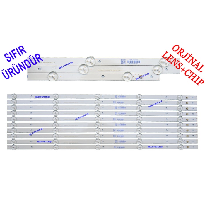 DIJITSU , dijitsu, DJT55SA LED BAR, CRH-BY55Y17303010059A6-REV1.0, BACKLIGHT, PANEL LEDLERİ